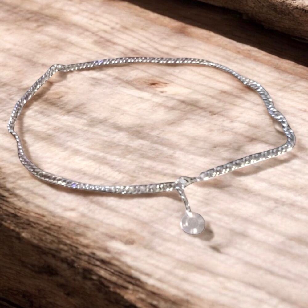 CHAIN BELT With Sun Charm Silver Toned One Size FAST SHIPPING 1835-25